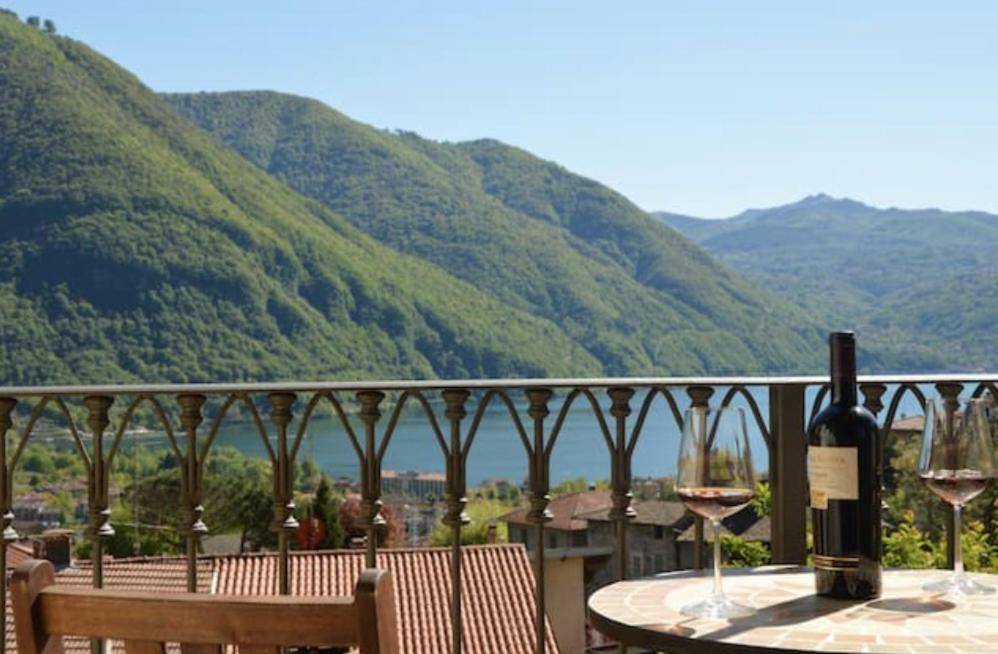 Casa Vista Lago E Giardino Porlezza Eksteriør bilde